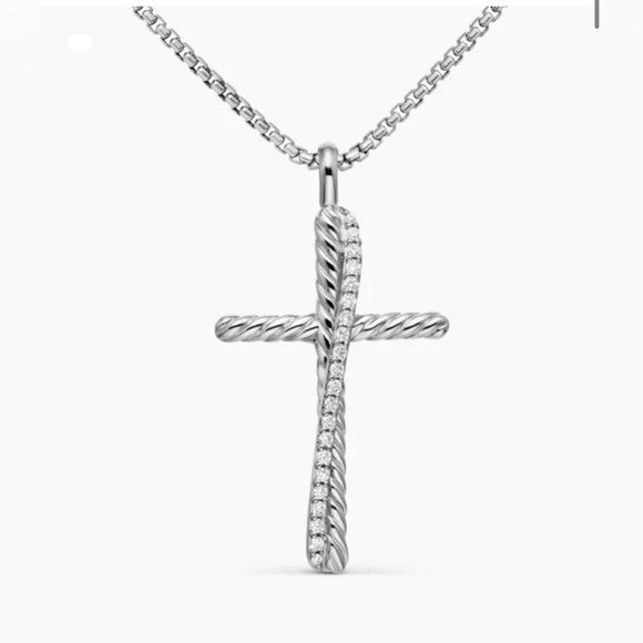 David Yurman Jewelry - David Yurman Crossover Cross Necklace